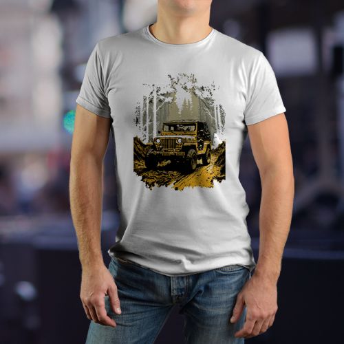 Muška bela majica - Auti 2 