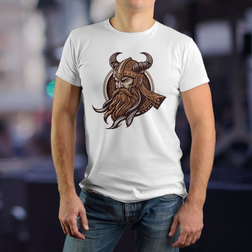 Muška bela majica - Viking 2 
