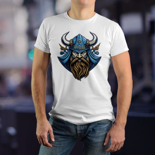 Muška bela majica - Viking 6 