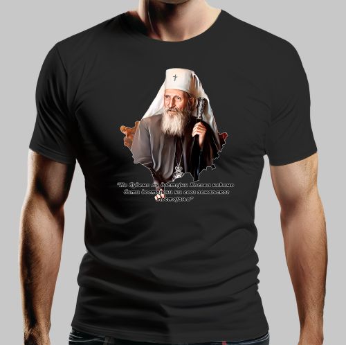 Muška crna majica - Patrijath 