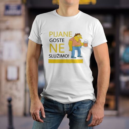 Bela muška majica - Pijani gosti 