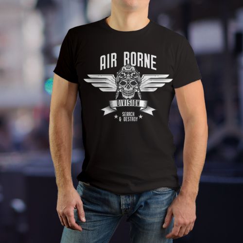 Muška crna majica - Pilot 