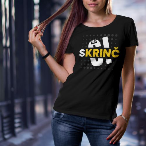 Ženska crna majica - Skrinč 