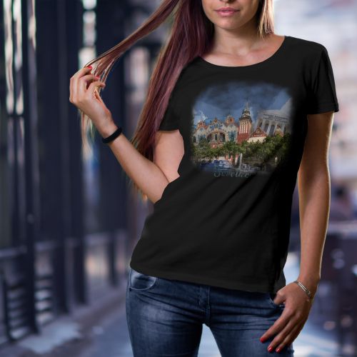 Crna ženska majica Subotica 