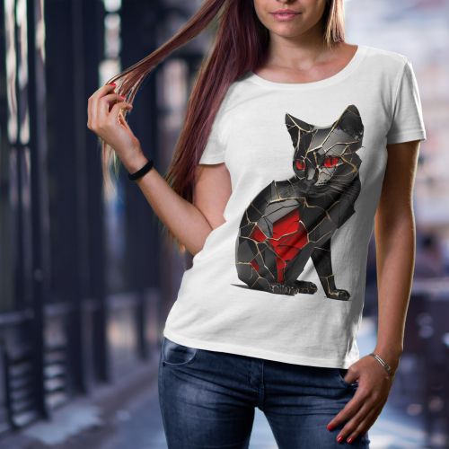 Bela ženska majica - Maca 