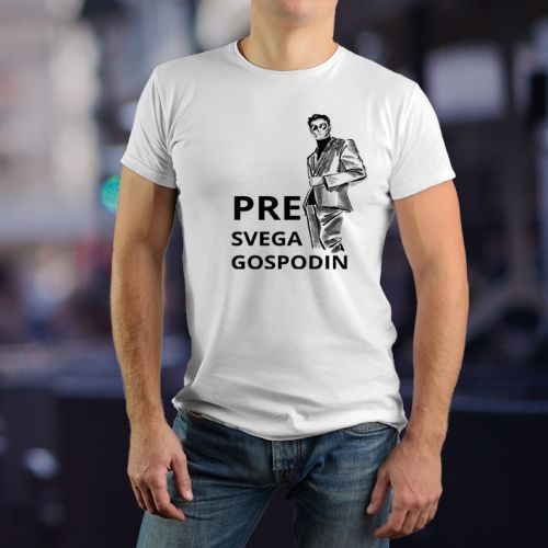 Bela muška majica -  Pre svega gospodin 