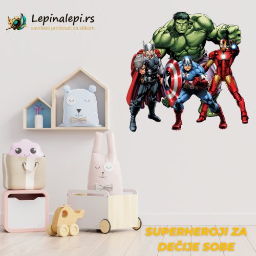 Samolepljive nalepnice - Superheroji - All super hero 